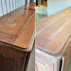 enfilade en merisier