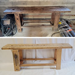 établi de menuisier en chêne
