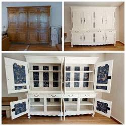 buffet double corps en chêne