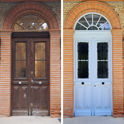 porte d'entrée en chêne 2