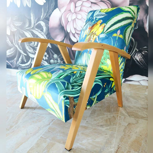 Fauteuil en hêtre - Vernis mat naturel